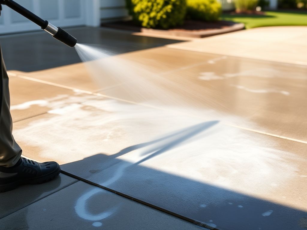 Spray Foam Overspray Removal from Concrete & Pavers